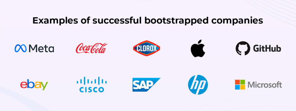 Companies that succeeded with bootstrapping